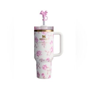 The Stanley X LoveShackFancy Quencher | 40 Oz RIBBON ROSA